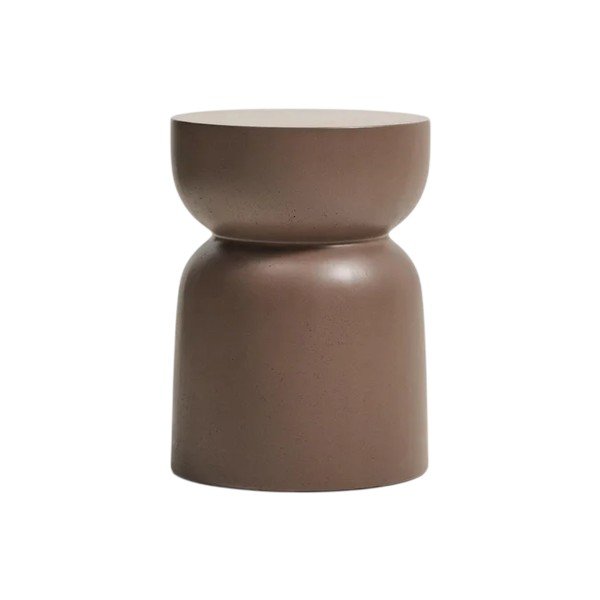 Betónový okrúhly záhradný stolík ø 32 cm Garbet – Kave Home