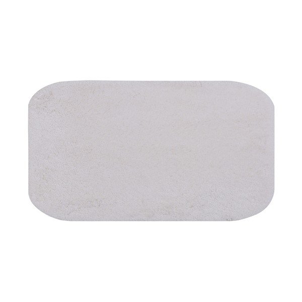 Biela predložka do kúpeľne Confetti Bathmats Miami, 80 x 140 cm