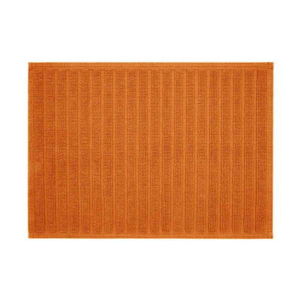 Oranžová kúpeľňová predložka Jalouse Maison Tapis De Bain Duro Orange, 50 × 70 cm