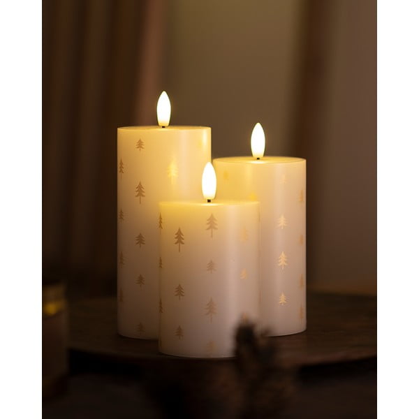 LED sviečky v súprave 3 ks (výška  15 cm) Sille – Sirius-image-1