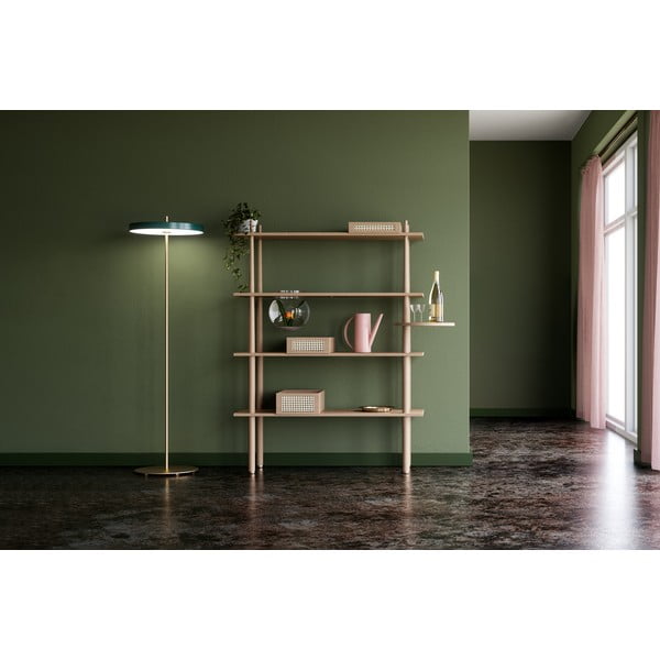 Tmavozelená LED stojacia lampa so stmievačom s kovovým tienidlom (výška  151 cm) Asteria Floor – UMAGE-image-1