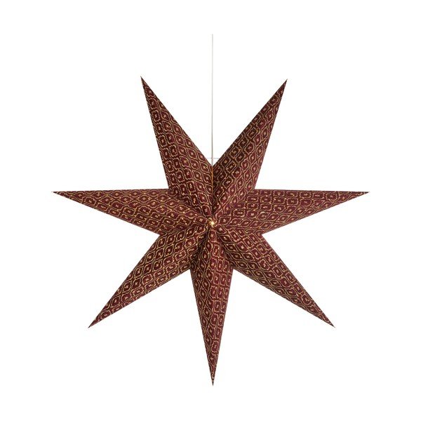 Vínová závesná vianočná svetelná dekorácia Baroque – Markslöjd