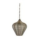 Kovové závesné svietidlo v bronzovej farbe ø 36 cm Alvaro – Light & Living