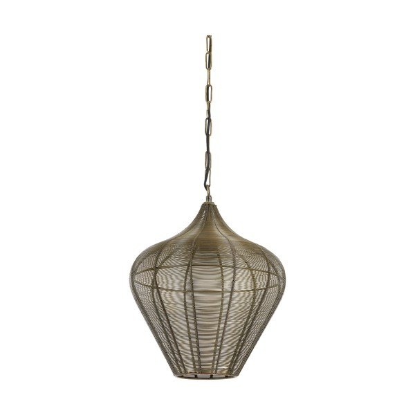 Kovové závesné svietidlo v bronzovej farbe ø 36 cm Alvaro – Light & Living