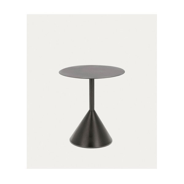 Kovový okrúhly odkladací stolík ø 48 cm Yinan – Kave Home