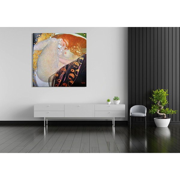 Obraz - reprodukcia 70x70 cm Danae, Gustav Klimt – Fedkolor-image-1
