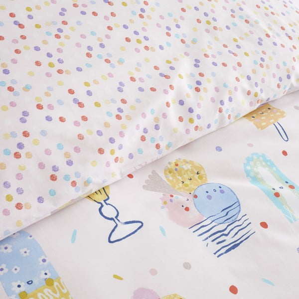 Detské obliečky do postieľky 120x150 cm Ice Cream Fundae - Catherine Lansfield-image-4