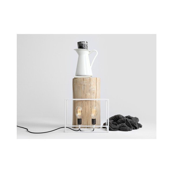 Biela stolová lampa Custom Form Metric-image-1