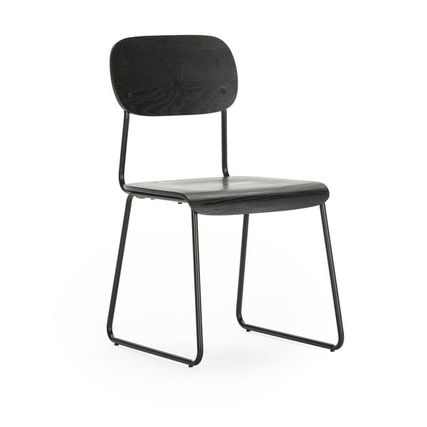 Čierne jedálenské stoličky v súprave 2 ks Aira – Marckeric