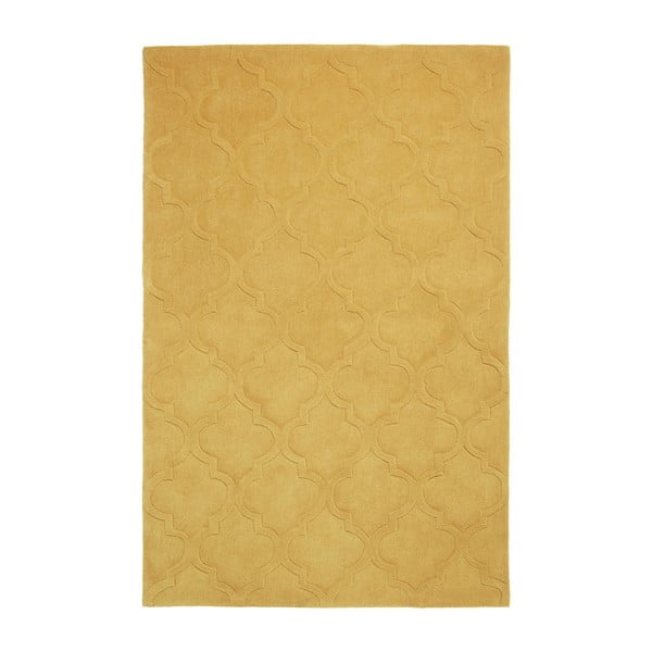 Žltý ručne tuftovaný koberec Think Rugs Hong Kong Puro Yellow, 120 × 170 cm