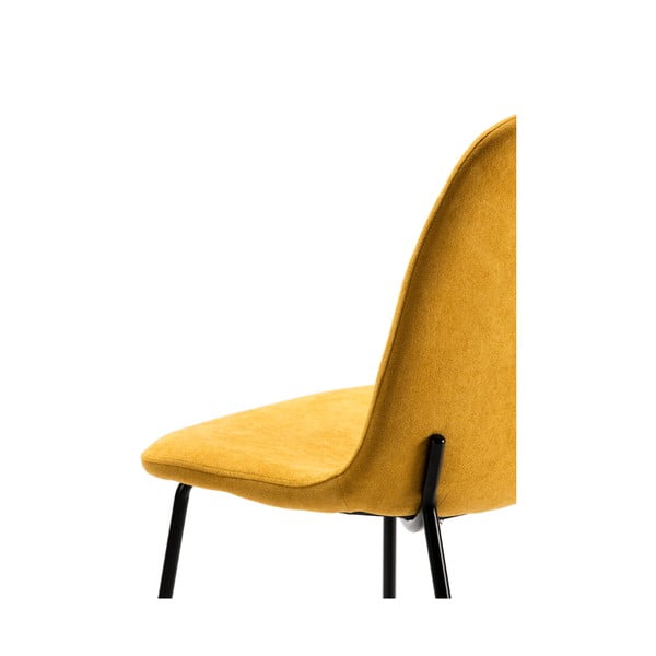 Žlté jedálenské stoličky v súprave 4 ks Renne – Marckeric-image-3