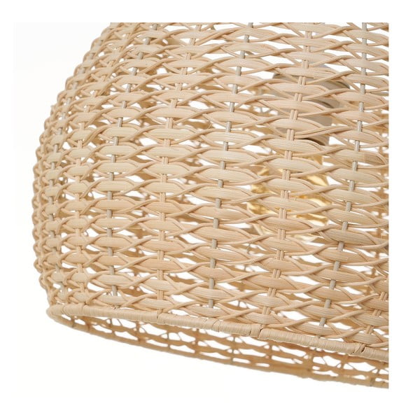 Ratanové stropné svietidlo v prírodnej farbe s ratanovým tienidlom ø 35 cm Natural Way – Casa Selección-image-2