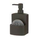 Tmavosivý dávkovač mydla z polyresínu 250 ml Essentials – Ladelle