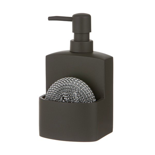 Tmavosivý dávkovač mydla z polyresínu 250 ml Essentials – Ladelle