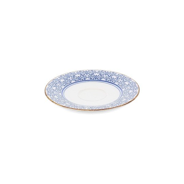 Biely/modrý porcelánový tanierik ø 14 cm Azul – BonBistro-image-2