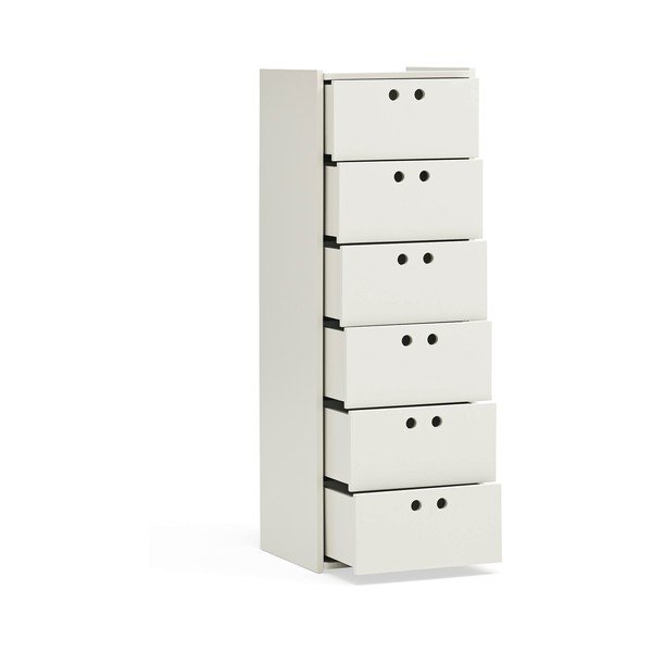 Krémovobiela skrinka 40x118x40 cm Wally – Teulat-image-3