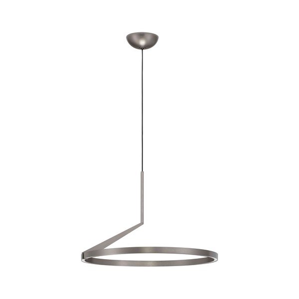 Hliníkové LED závesné svietidlo so stmievačom v striebornej farbe ø 60 cm Tilia – Nova Luce