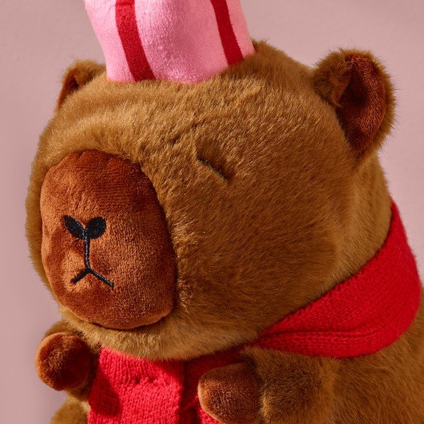 Dekoračný vankúš 20x30 cm Christmas Capybara – Catherine Lansfield-image-2