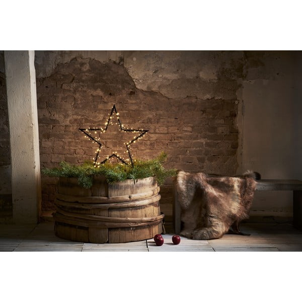 Čierna vonkajšia svetelná dekorácia s vianočným motívom Spiky – Star Trading-image-2