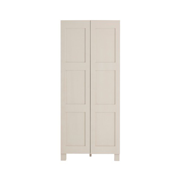 Sivobéžová závesná šatníková skriňa z MDF 80x190x61 cm Ben – Ellos Home-image-4