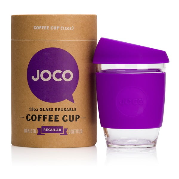 Eko hrnček na kávu Joco Cup 340 ml, fialový