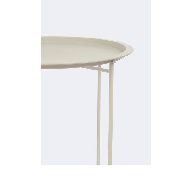 Oceľový okrúhly záhradný stolík ø 46 cm Austin – Bizzotto-image-1