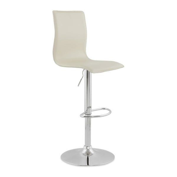 Krémová nastaviteľná otočná barová stolička Kokoon Design Soho
