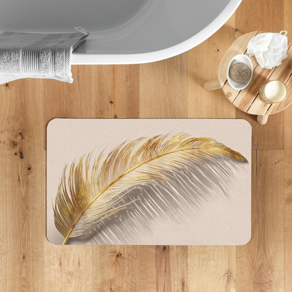 Svetlohnedá kúpeľňová predložka 50x80 cm Angelica – douceur d'intérieur-image-1