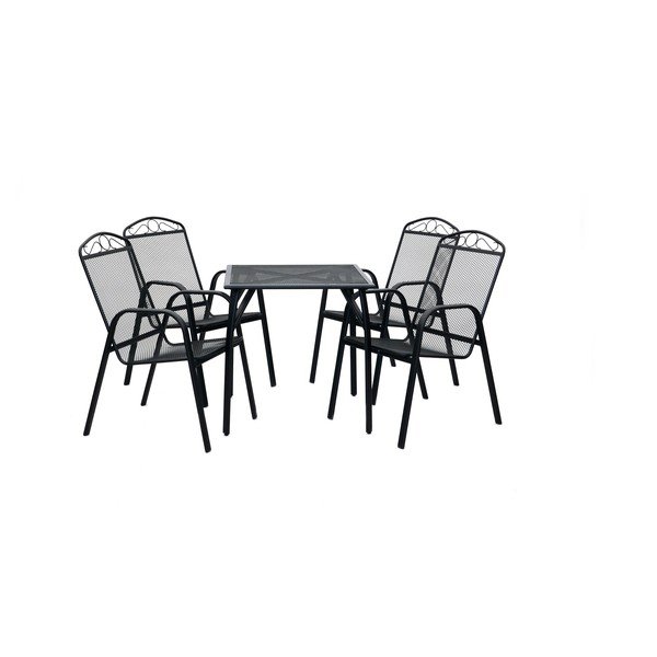 Kovový záhradný jedálenský stôl 70x70 cm ZWMT – Rojaplast-image-3