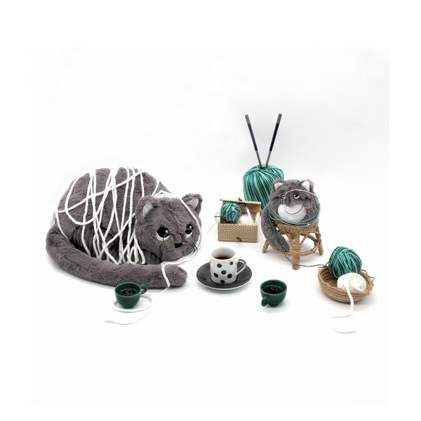 Plyšové hračky v súprave 2 ks Ptipotos Miaou – Les Deglingos-image-2