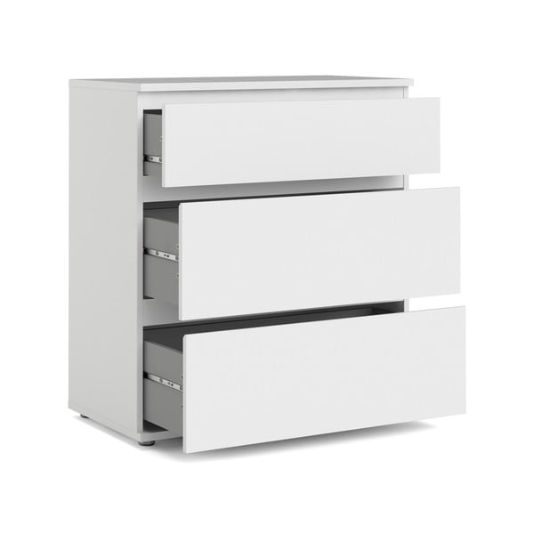 Biela nízka komoda 77x84 cm Nova – Tvilum-image-4