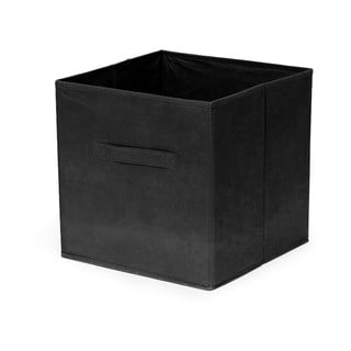 Čierny skladací úložný box Compactor Foldable Cardboard Box