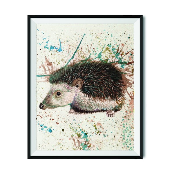 Plagát Wraptious Splatter Hedgehog