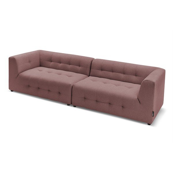 Tmavoružová pohovka 324 cm Kleber - Bobochic Paris-image-3