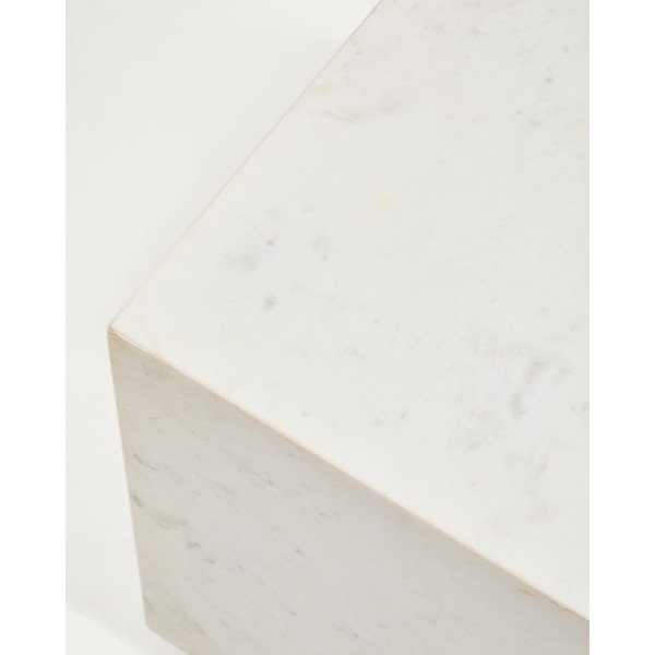 Mramorový odkladací stolík 40x40 cm Sorein – Kave Home-image-4