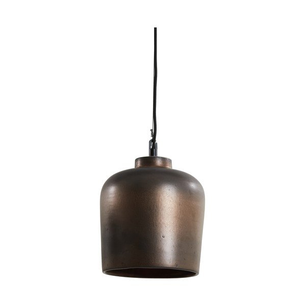 Závesné svietidlo v bronzovej farbe s keramickým tienidlom ø 22,5 cm Dena – Light & Living