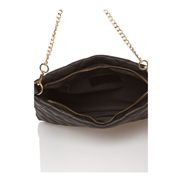 Čierna kožená kabelka Edmond Louis Ines-image-3