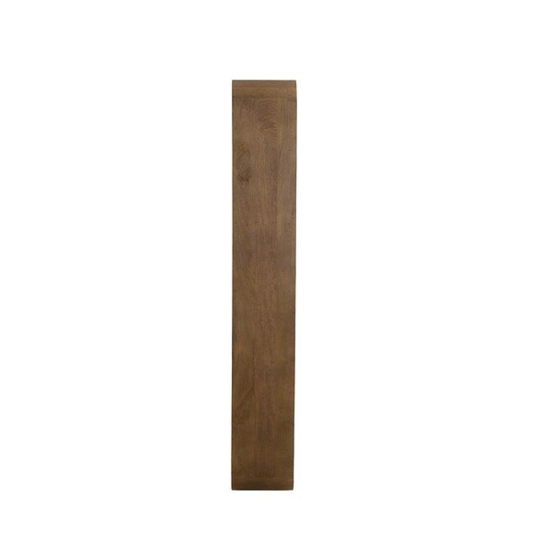 Regál z mangového dreva v tmavo prírodnej farbe 100x200x30 cm Labare – Light & Living-image-3