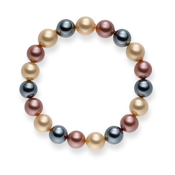 Perlový náramok Nova Pearls Copenhagen Renee Ivory, 19 cm
