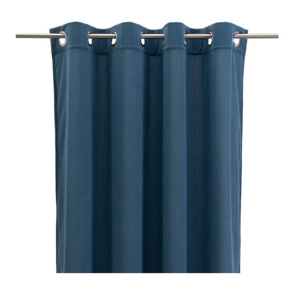 Modrý menčestrový záves 140x260 cm Merely – Casa Selección