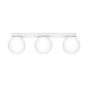 Biele stropné svietidlo so skleneným tienidlom ø 12 cm Umerta – Sollux