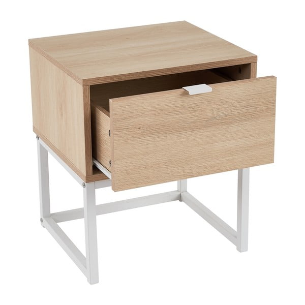 Nočný stolík v prírodnej farbe - Casa Selección-image-2