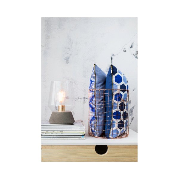 Sada 2 vankúšov s výplňou Karup Deco Cushion Ocean Geometry/Navy, 45 × 25 cm-image-2