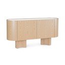 Komoda v dekore duba v svetlo prírodnej farbe 160x80,5x45,5 cm Otilia – Bizzotto