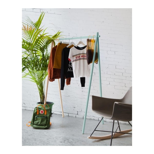 Stojan na oblečenie so svetlozeleným detailom Really Nice Things Minimal-image-3
