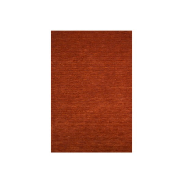 Vlnený koberec Millennium 60x110 cm, tehlovo červený