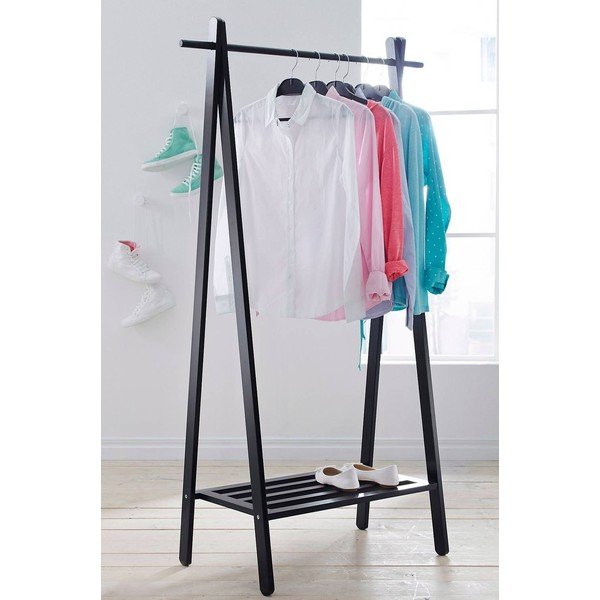 Biely stojan na oblečenie z dubového dreva 91x159x43 cm – Ellos Home-image-2