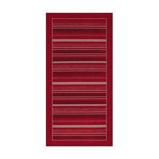Červený behúň Floorita Velour, 55 x 190 cm