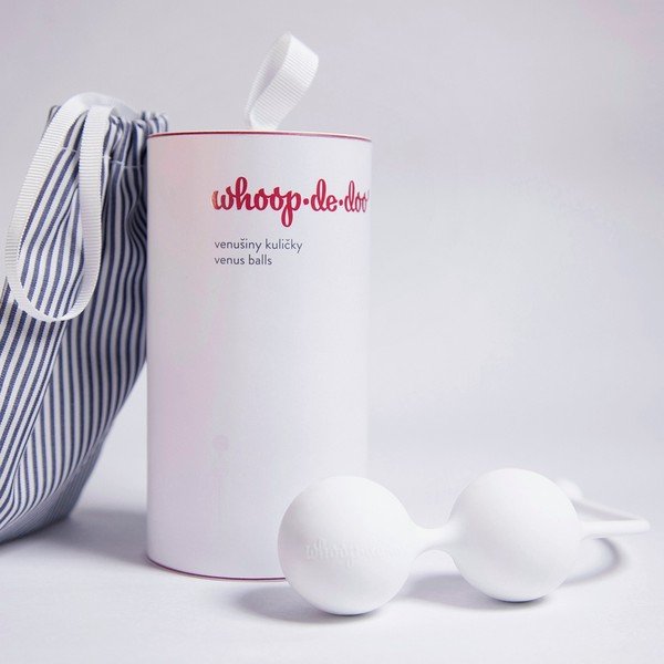 Biele dizajnové venušine guľôčky Whoop.de.doo, 65 g-image-1