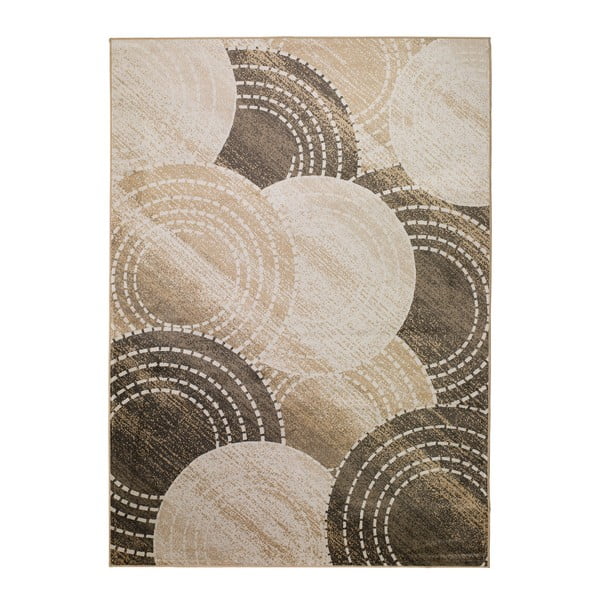 Hnedo-béžový koberec MOMA Belga, 70 × 110 cm